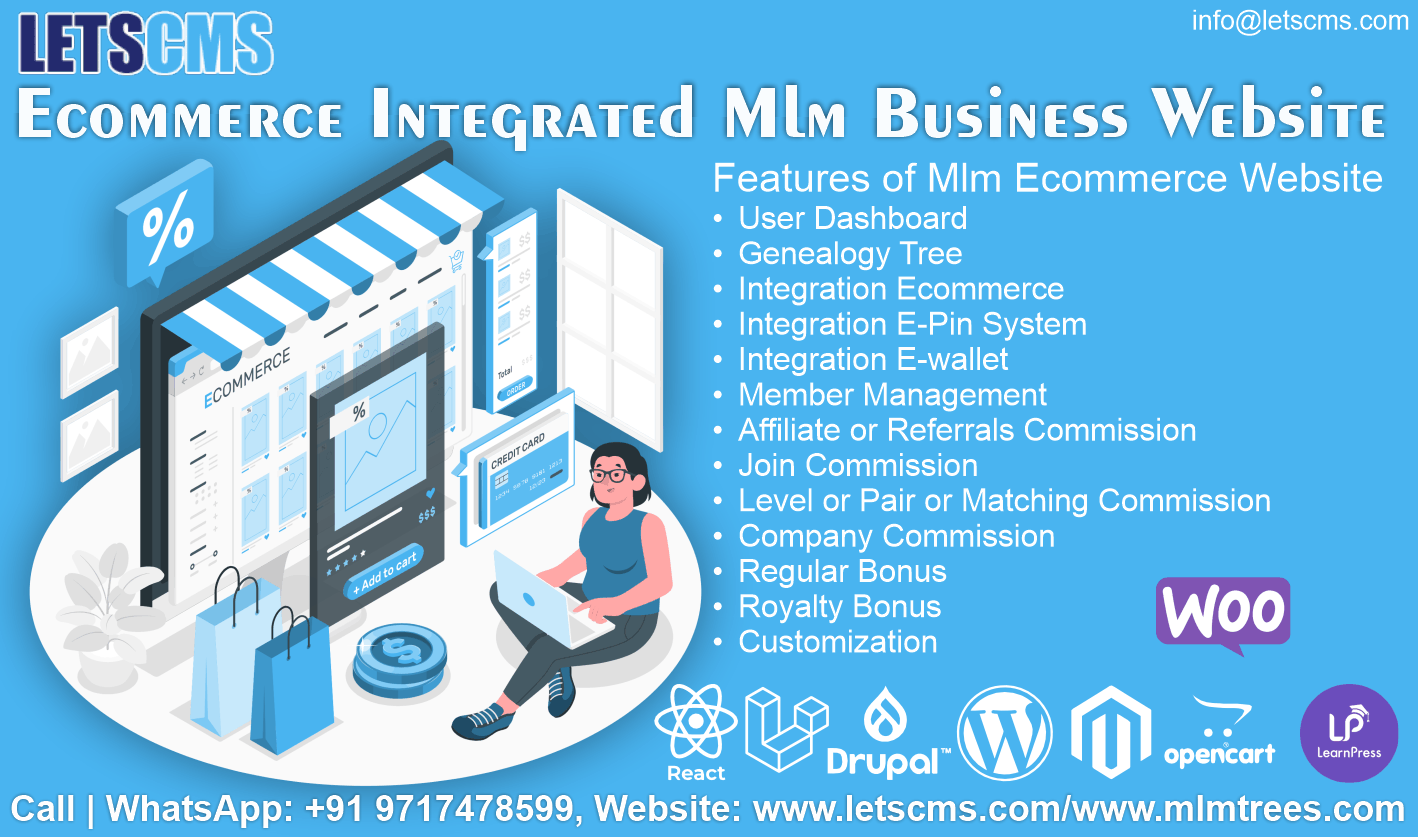 Ecommerce MLM Integration Plugin Website | Mlm eCommerce With Shopping,Aligarh,Services,Free Classifieds,Post Free Ads,77traders.com